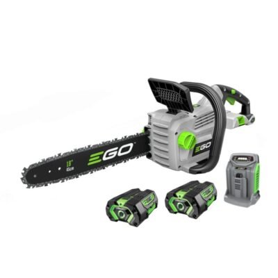 Ego POWER+ 18” Chain Saw Kit With 2 x 5Ah Batteries